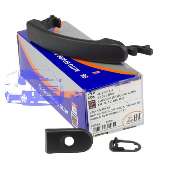 Ручка дверей зовнішня FORD FIESTA 2001-2012 (С отверстием) DP GROUP BP 75411 Ручка дверей зовнішня FORD FIESTA 2001-2012 (С отверстием) DP GROUP BP 75411