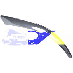Вставка бампера переднього права FORD FOCUS 1998-2000 (Хром) CABU 331620