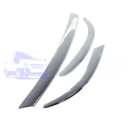 Вставка бампера переднего FORD FOCUS 1998-2000 (Комплект 3ШТ Хром) CABU 331617