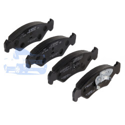 Колодки гальмівні передні FORD FIESTA 1989-2000 BOSCH 0 986 492 020