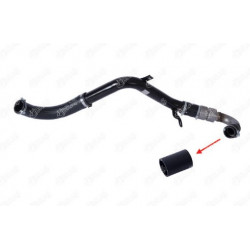 Патрубок інтеркулера FORD FOCUS/C-MAX 2003-2011 (2.0TDCI Короткий) IBRAS 19963