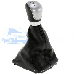 Рукоятка куліси FORD FOCUS 2004-2011 (С пыльником/Серая) ERC ERC 246