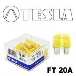Запобіжник STANDART 20A (Желтый) TESLA FT 20A