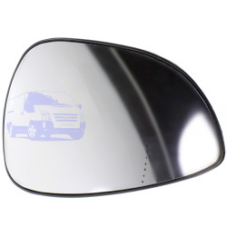 Скло дзеркала лівого FORD FIESTA 2008-2019 (С подогревом) AK AYNA P-180L