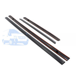 Молдинг двері комплект FORD FUSION 2001-2005 (4ШТ Черный) BSG BSG 30-924-030