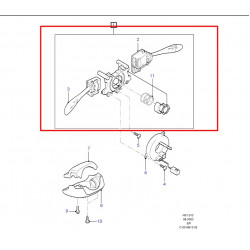 Перемикач підрульовий левый FORD RANGER 1998-2003 DP GROUP EP 30064