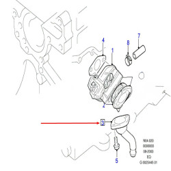 Корпус термостату FORD RANGER 1998-2015 (Крышка) ORIGINAL 4118920