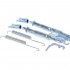 Монтажный комплект барабанных колодок FORD TRANSIT 2000- 2014 (FWD) SOMSAN SMS-YC-286